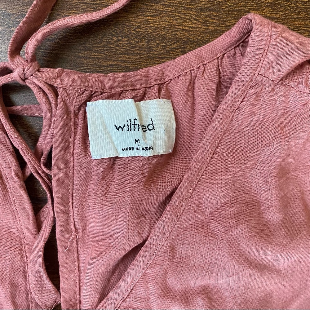 Aritzia | Wilfred Sidonie Flutter
Sleeve Lined Tiered Baby Doll Dress Medium - Picture 5 of 12